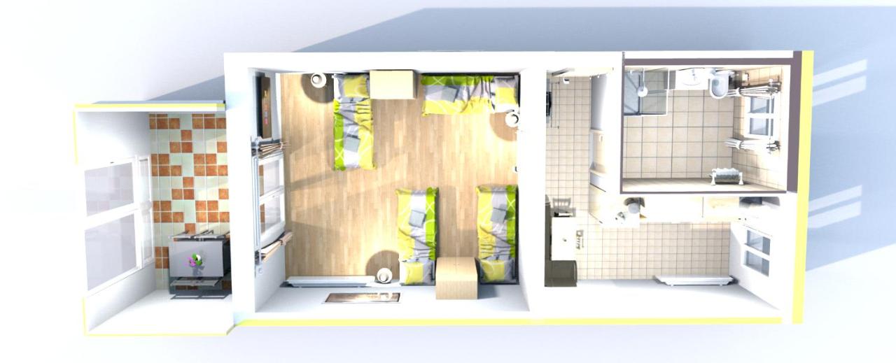 Apartment mit Terrasse