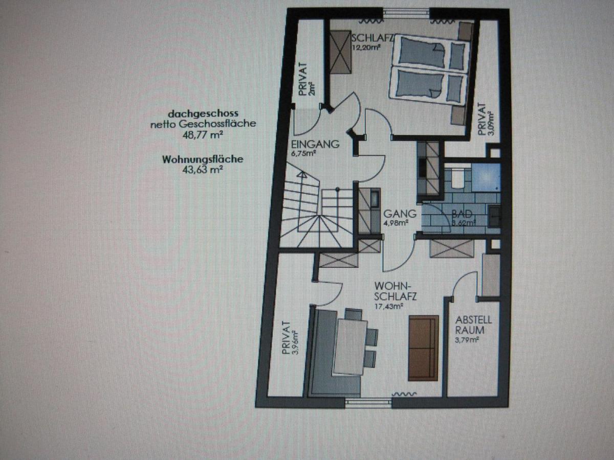 Apartment mit 1 Schlafzimmer