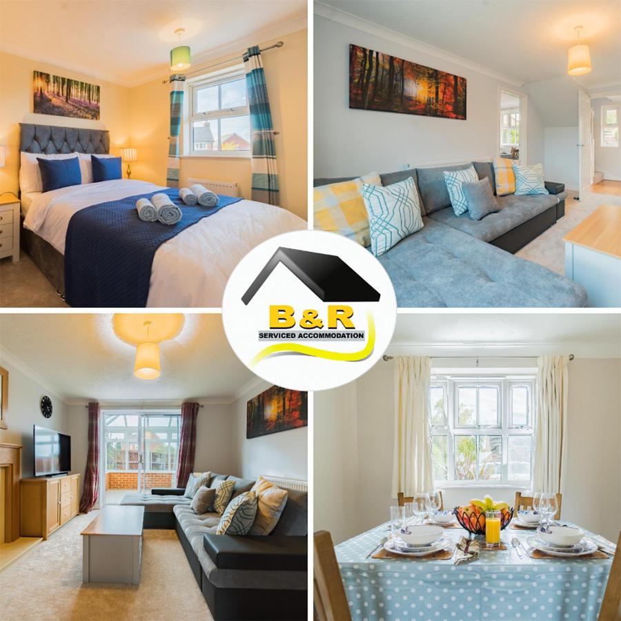 B&B Amesbury - Javelin House- B and R Serviced Accommodation Amesbury, 3 Bed Detached House with Free Parking, Super Fast Wi-Fi and 4K Smart TV - Bed and Breakfast Amesbury