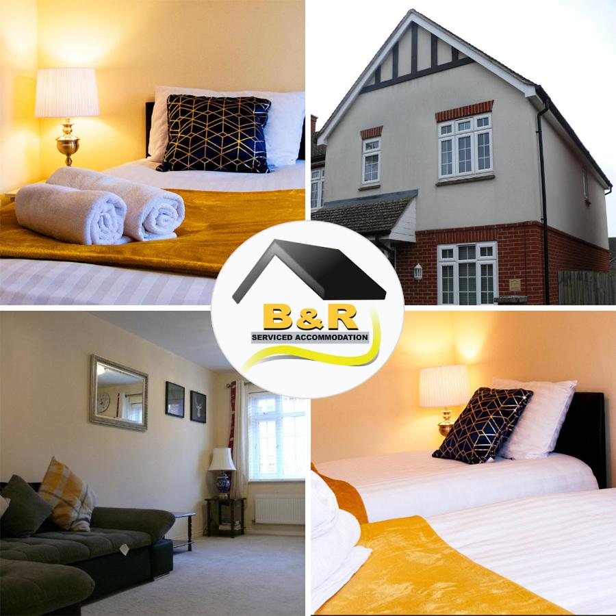 B&B Amesbury - B and R Serviced Accommodation, 3 Bedroom House with Free Parking, Super fast Wi-Fi 145Mbps and 4K smart TV, Barnard House - Bed and Breakfast Amesbury