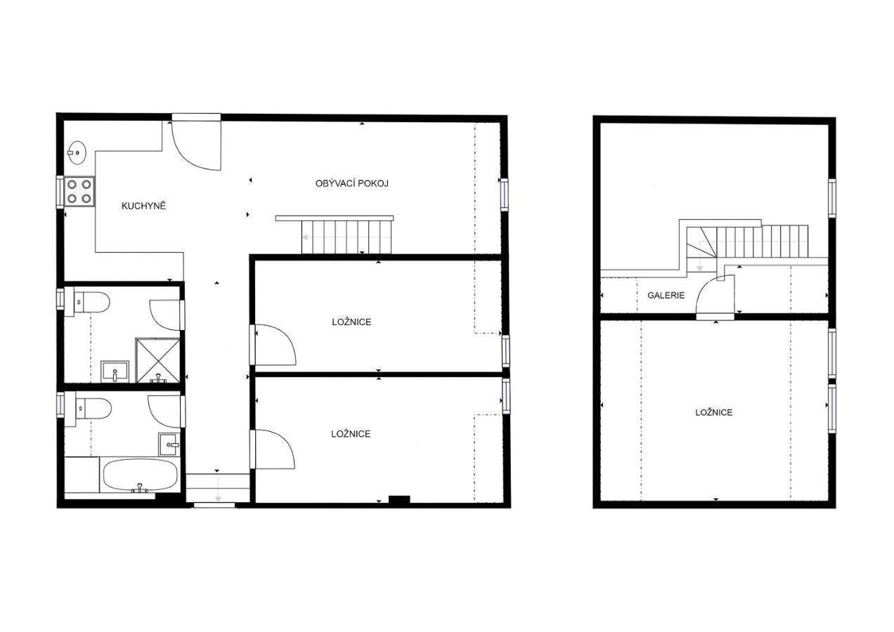Three-Bedroom Apartment - Maisonette