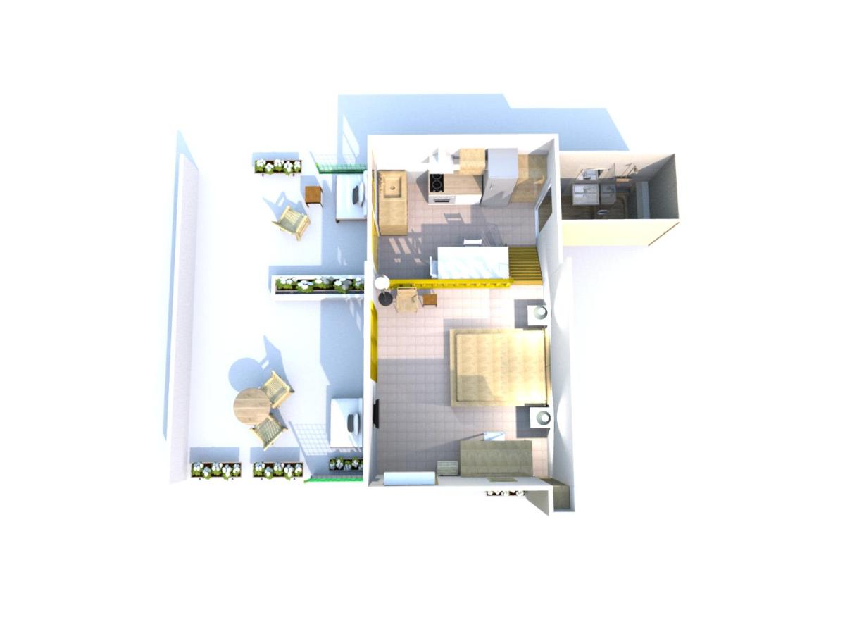 Studio-Apartment mit Meerblick (2 Erwachsene)