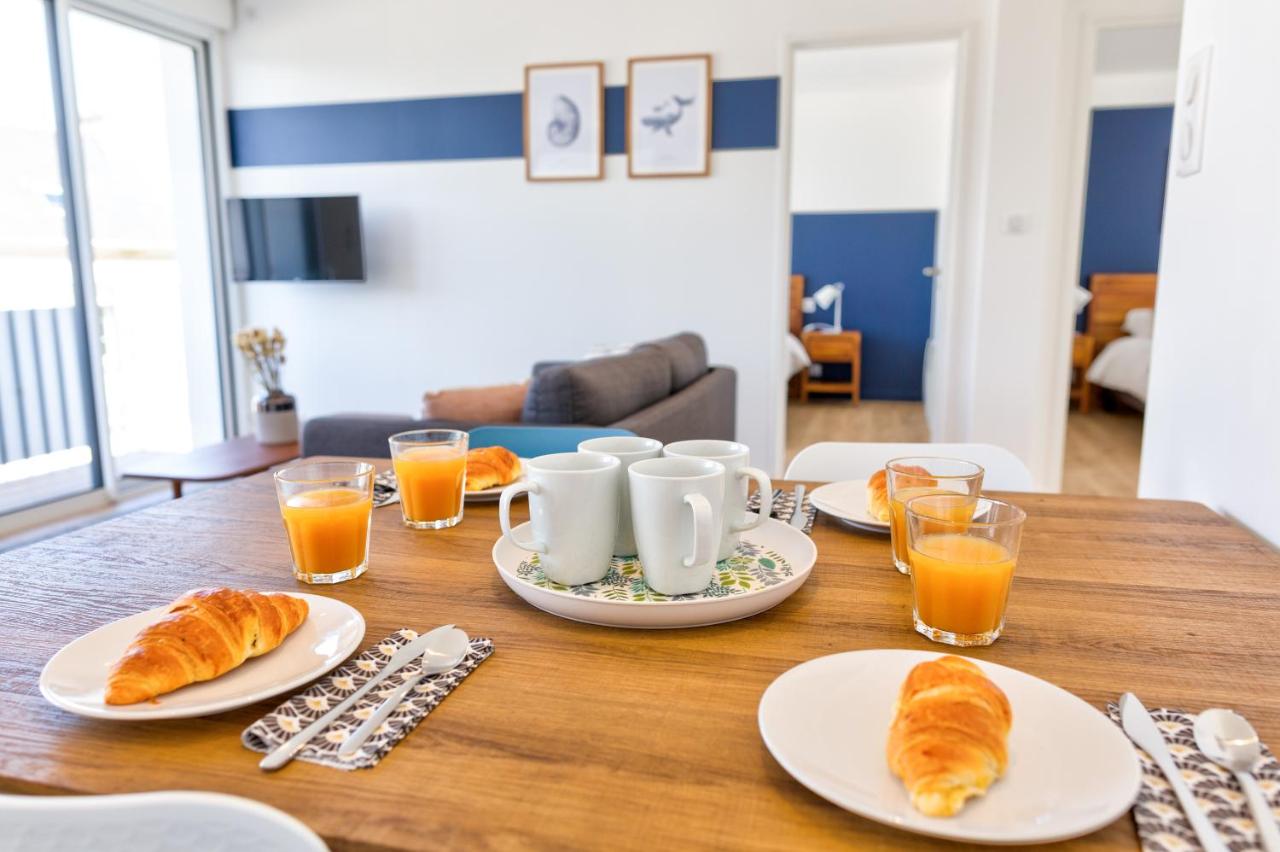 Résidence du Phare - 4 appartements - 2 chambres - Vue mer ou Terrasse - B&B Combrit