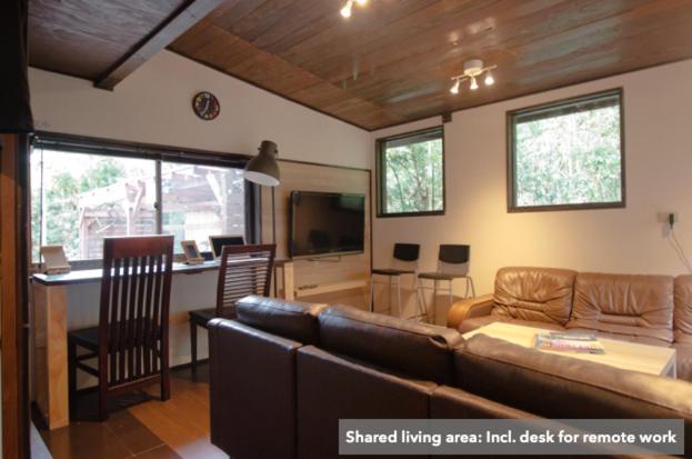 Villa con vistas al jardín