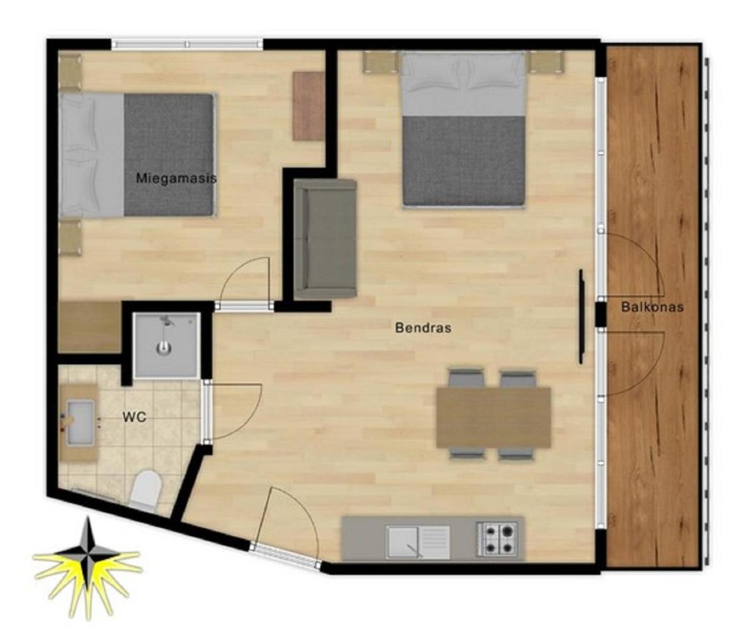 Appartement 1 Chambre avec Balcon