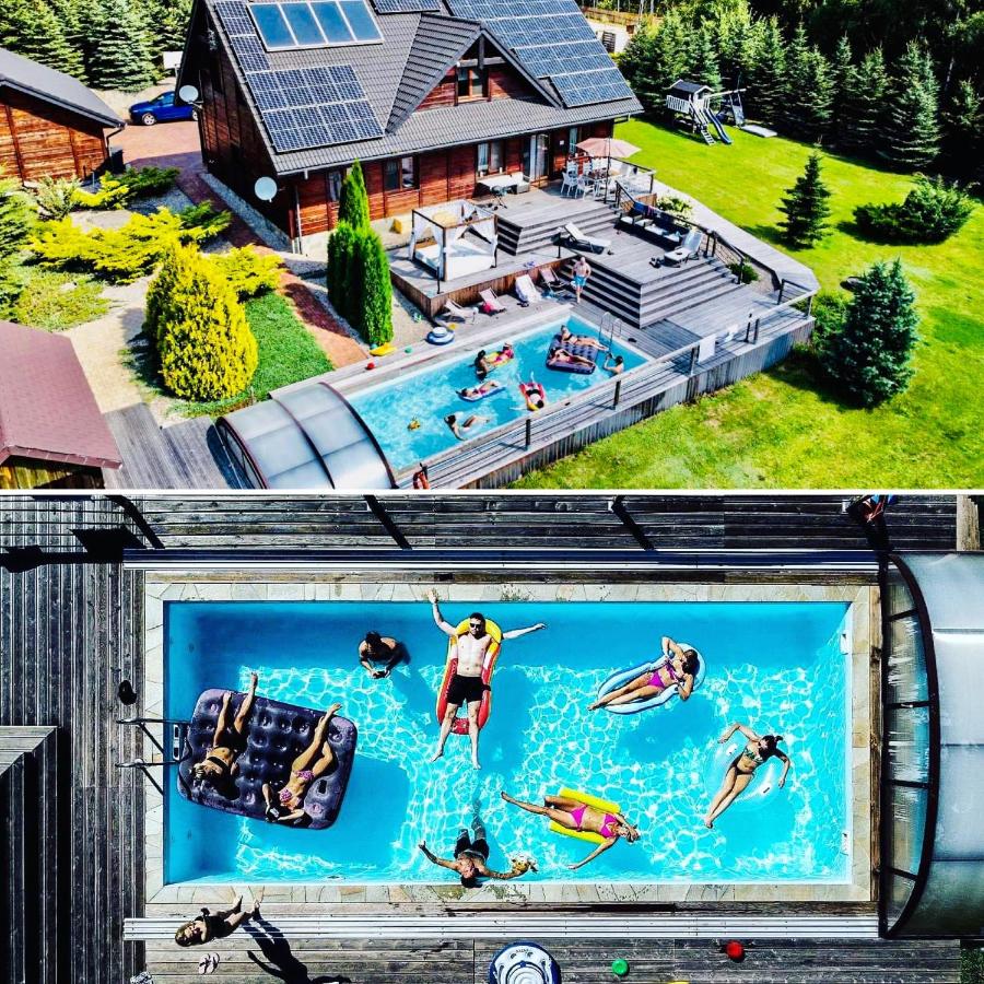 Luksusowa Willa z basenem w Puszczy Knyszyńskiej - Chambres d’hôtes Wólka