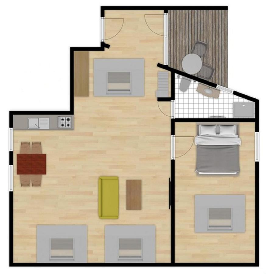 Appartement 1 Chambre avec Terrasse