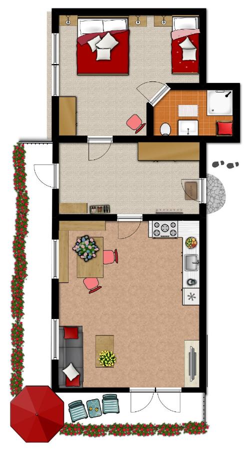 Apartment mit 1 Schlafzimmer