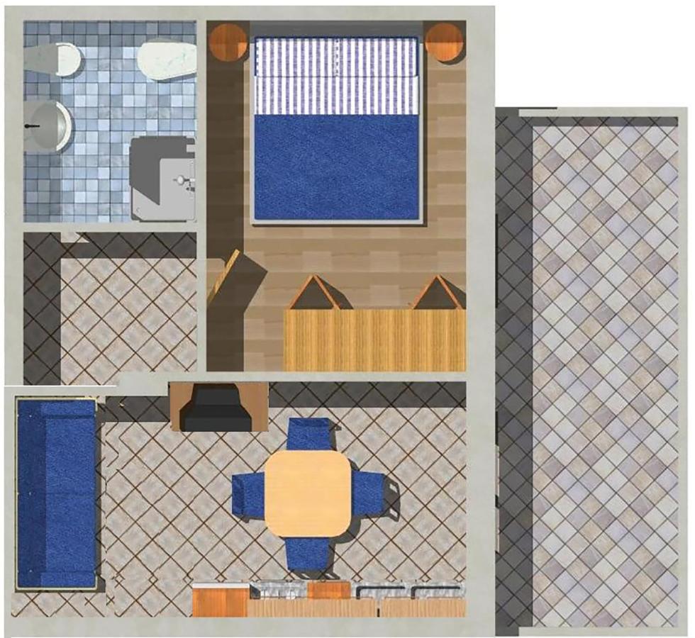 Appartement met 1 Slaapkamer en Uitzicht op Zee