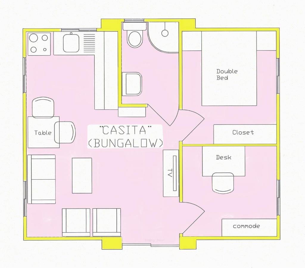 Bungalow con 2 Camere da Letto