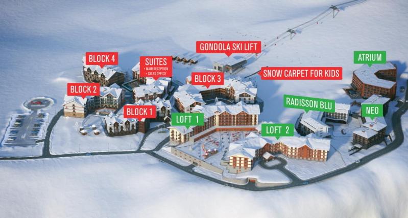 New Gudauri Flat near Gondola Loft 2 - Chambres d’hôtes
