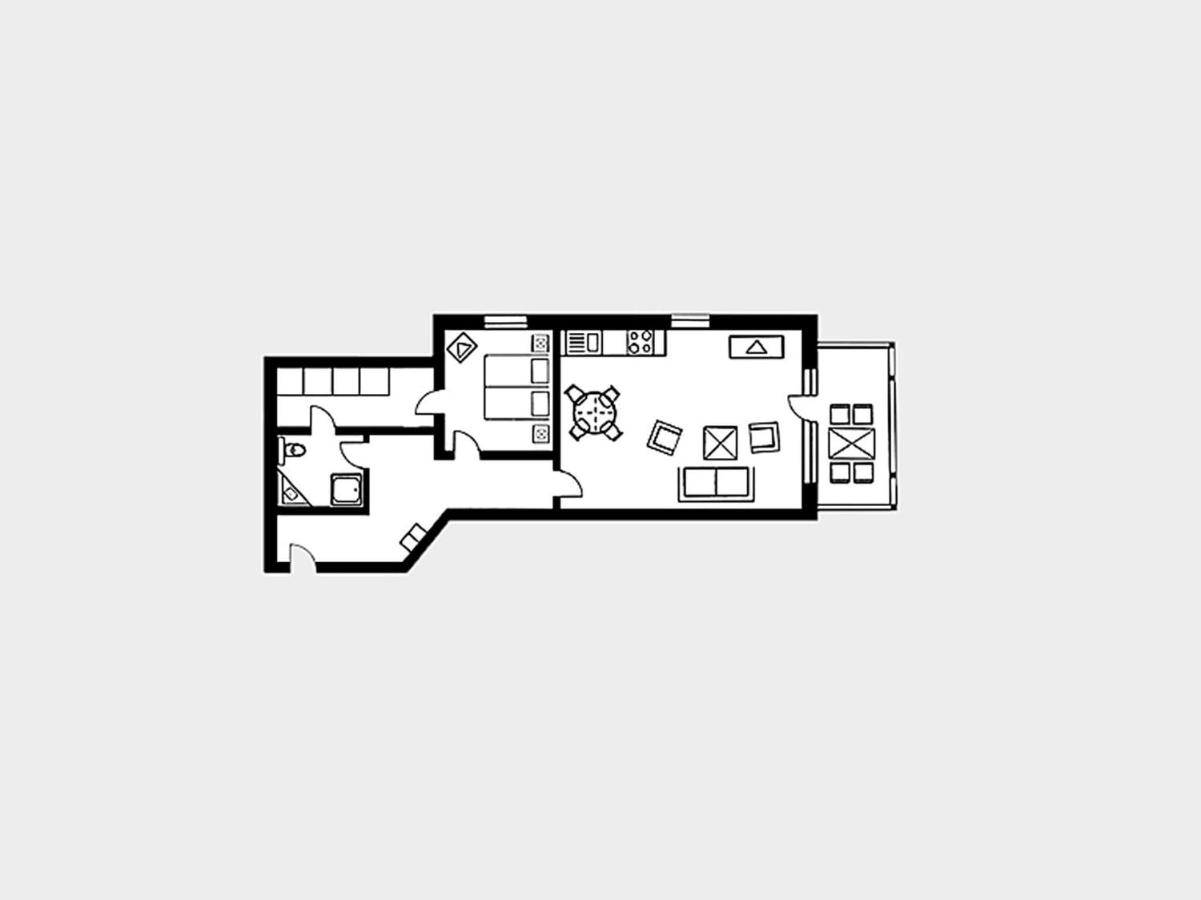 Strandvillen Binz - Ferienwohnung mit Meerblick, 1 Schlafzimmer und Balkon SV-759 - Chambres d'hôtes Ostseebad Binz