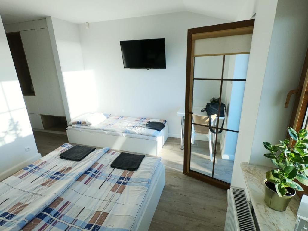 Dreibettzimmer mit Buchtblick