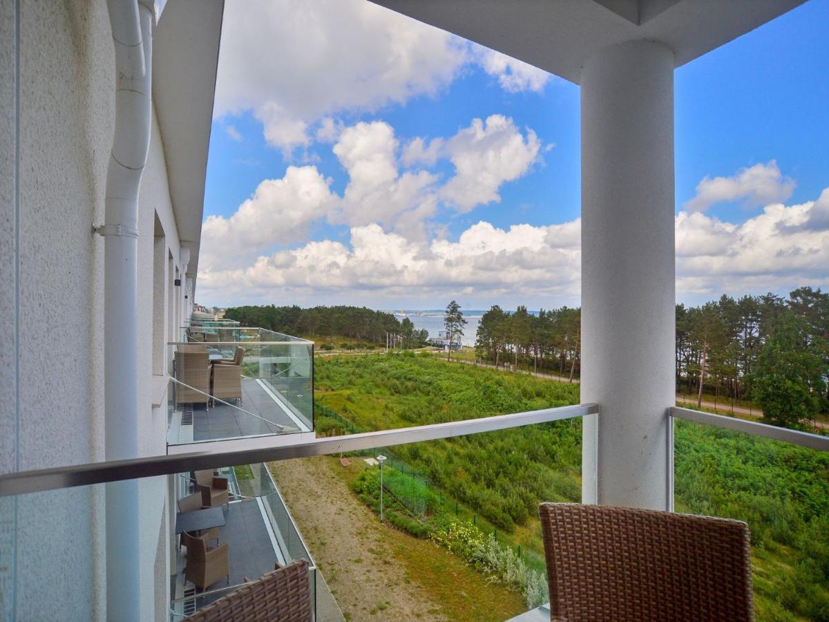 Dünenresidenz Prora - 1-Raum-Ferienwohnung mit Meerblick, 1 Schlafzimmer und Balkon NP-515 - Chambres d'hôtes Ostseebad Binz