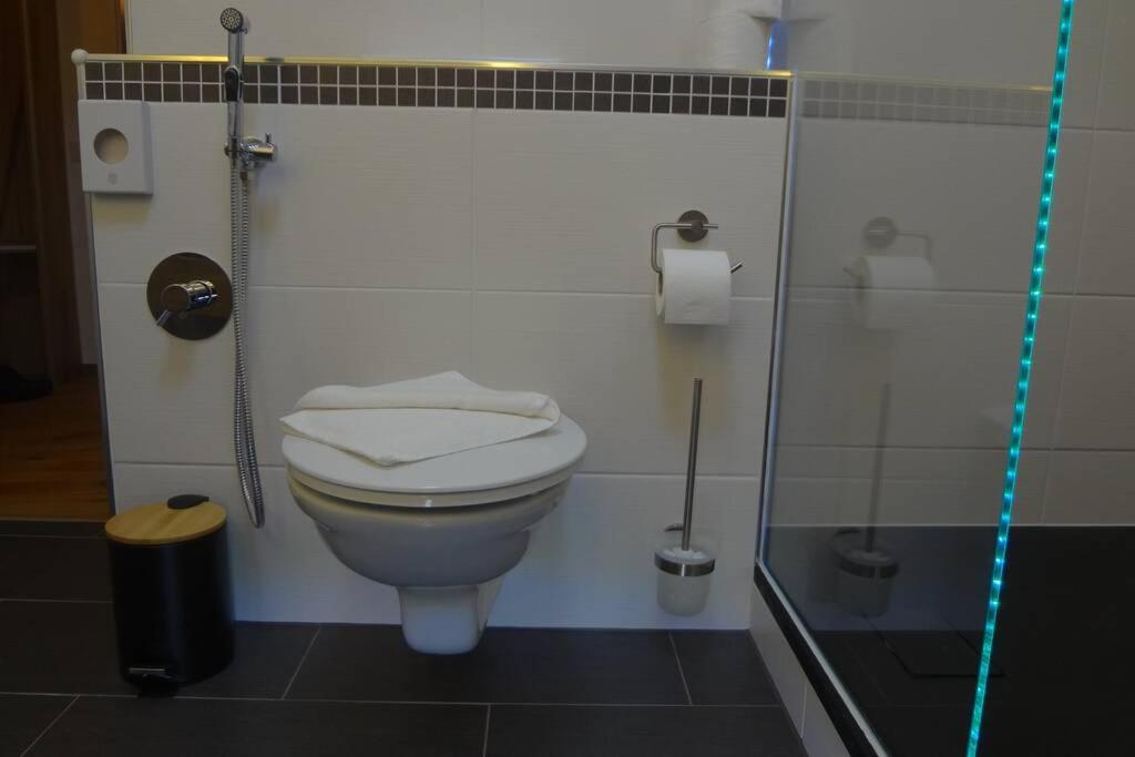 Charmante rustikale Jägersuite mit el Kamin H2O Therme Oberhof - Chambres d'hôtes Oberhof