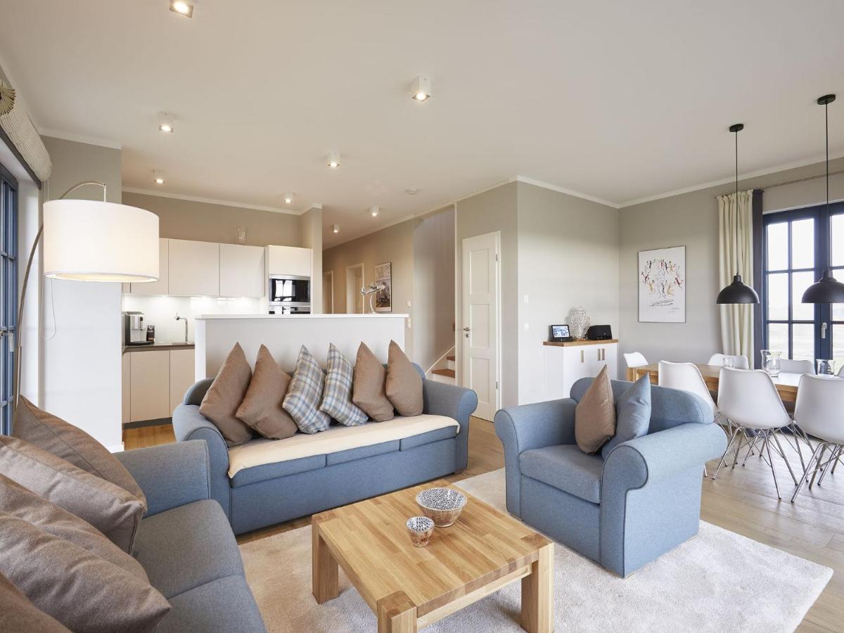 Reetland am Meer - Luxus Reetdachvilla mit 3 Schlafzimmern, Sauna und Kamin F12 - B&B Dranske