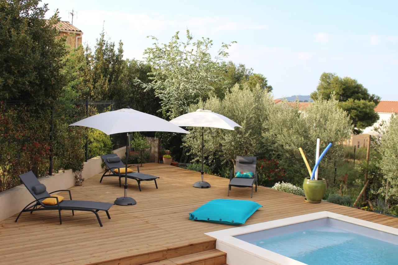 Le Terracotta , 2chambres, Terrasse, Piscine, Parking gratuit, Wifi, Climatisation - Ferienwohnung