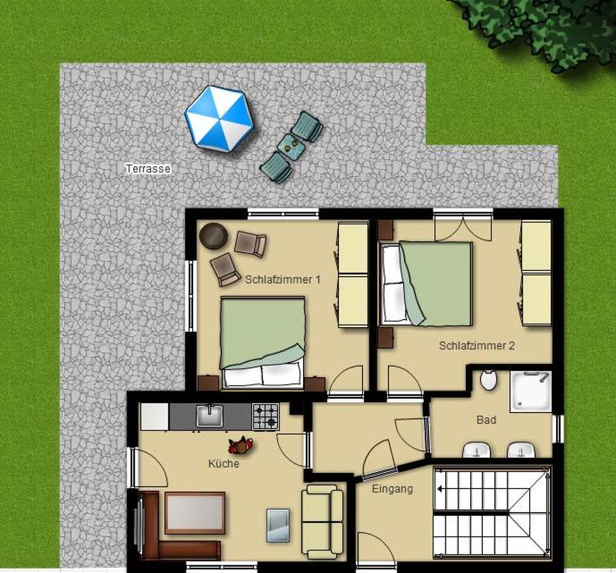 Appartement met 2 Slaapkamers en Terras
