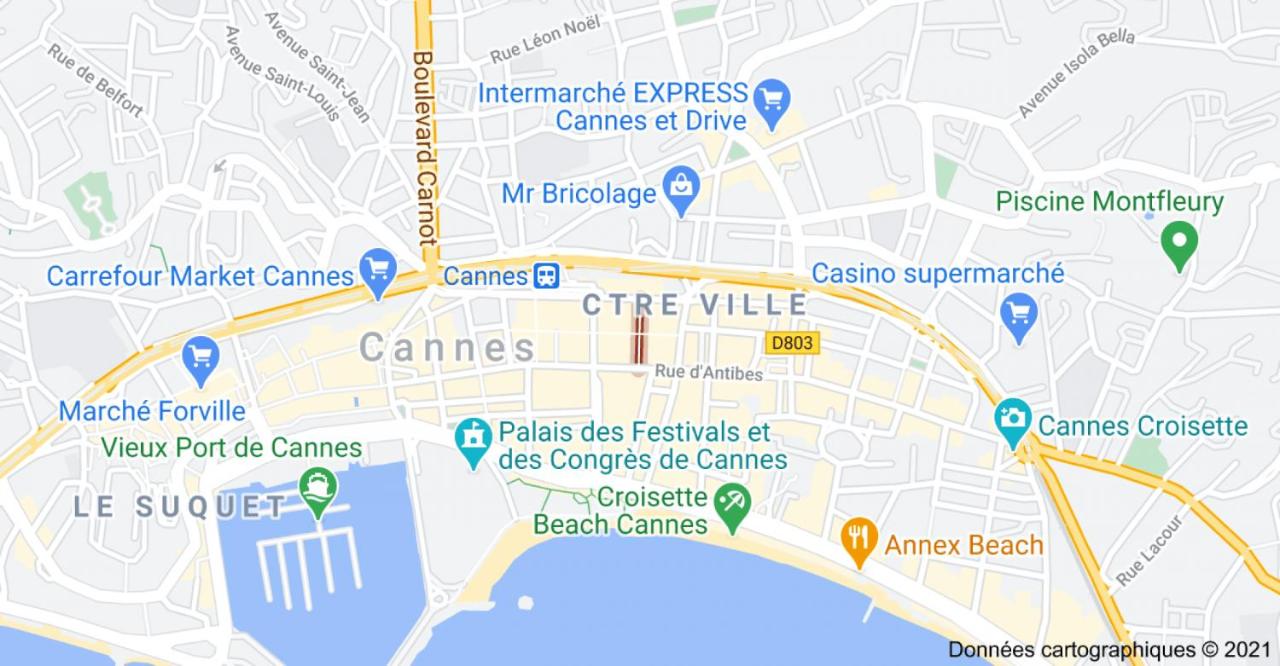 Hoche Cannes Centre "Palais - Croisette - Beach" - B&B