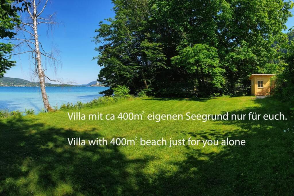 B&B Maria Wörth - Alte Villa 400m2 Seegrund nur für euch - old villa with 400m2 beach just for you - Bed and Breakfast Maria Wörth