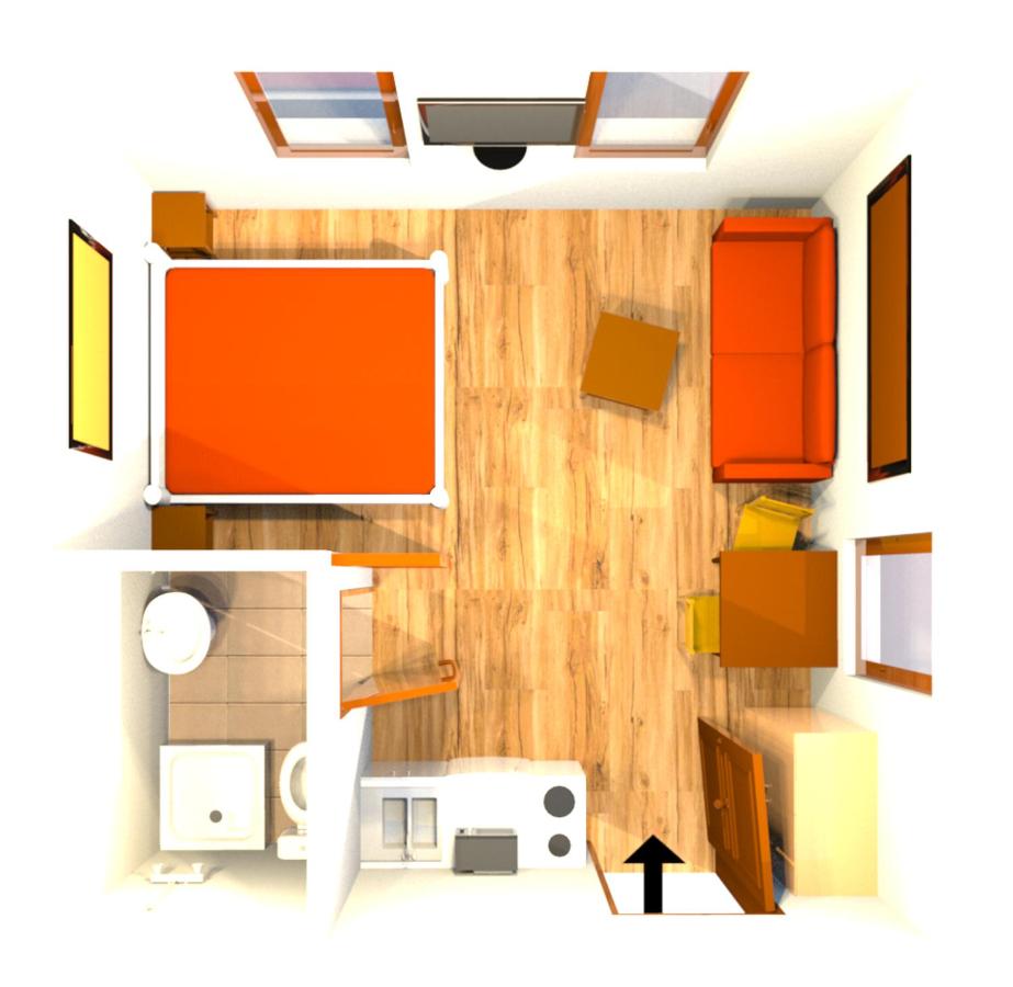 25qm Appartment AUGUSTE - B&B
