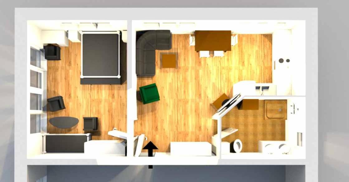 60qm 2 Raum Wohnung nahe dem Stadtzentrum - Ferienwohnung