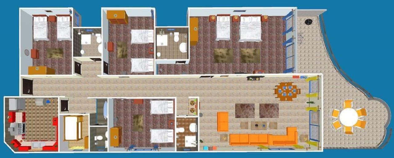 Chalet on Upper Floor with Sea View