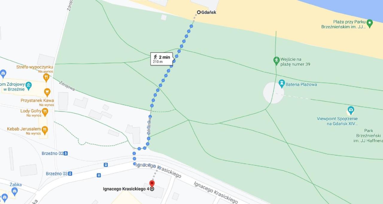 Studio przy plaży - B&B Danzica