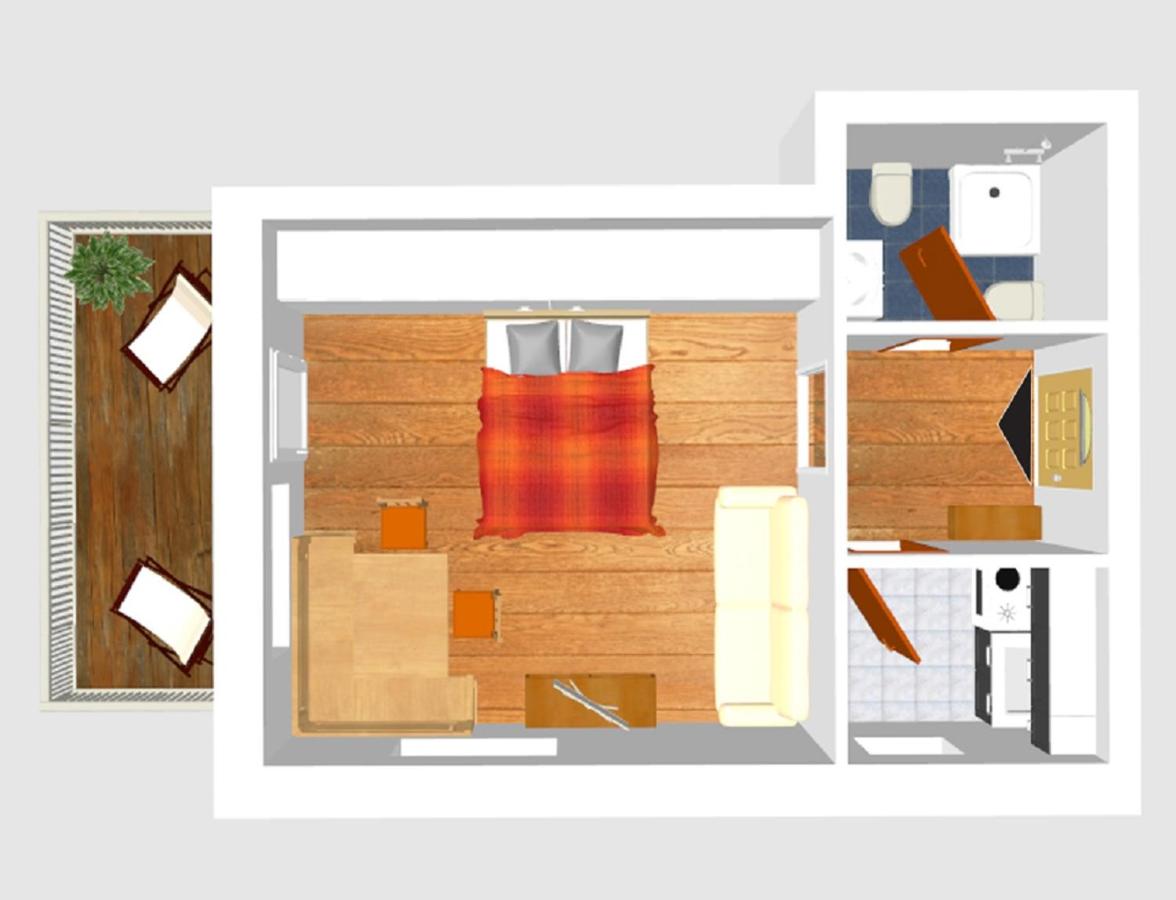 Monolocale con Balcone