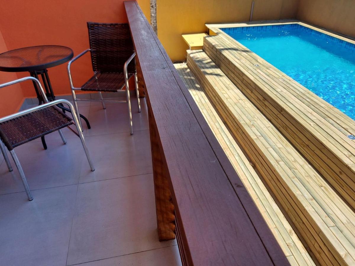 Mamanguá - Apto c/ piscina, 50mts da praia, cozinha, churrasqueira, ar con, WiFi, netflix, garagem - Chambres d'hôtes Paraty