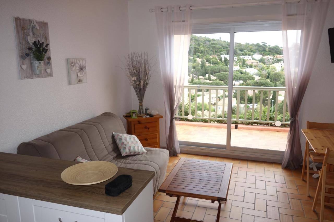 Studio Mezzanine 4 personnes PISCINE VUE MER - B&B Cavalaire-sur-Mer