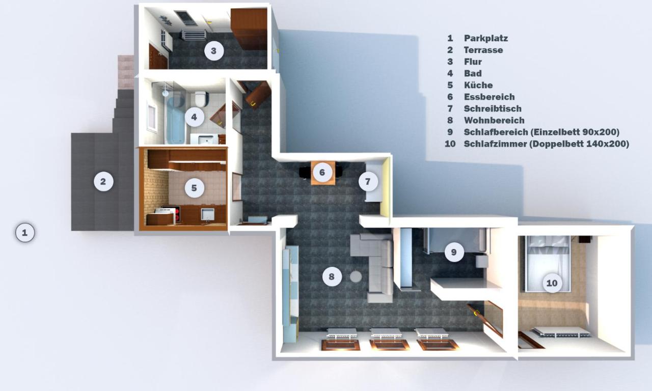 Ferienwohnung Untersteinbach - B&B Pfedelbach
