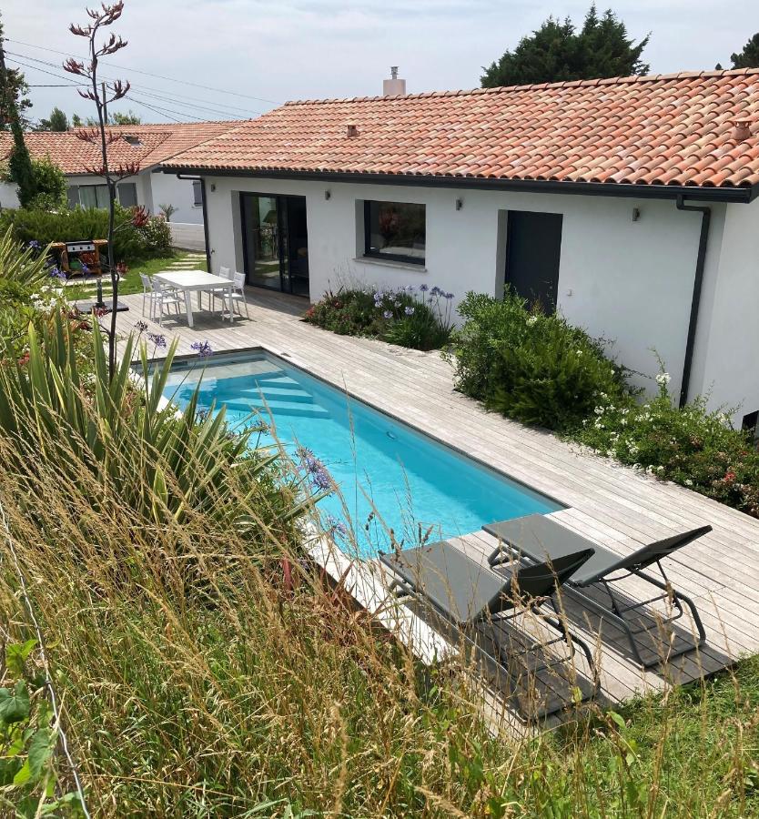 Villa avec piscine privée, vue sur mer et plage à pied 800m - Ferienwohnung Saint-Jean-de-Luz