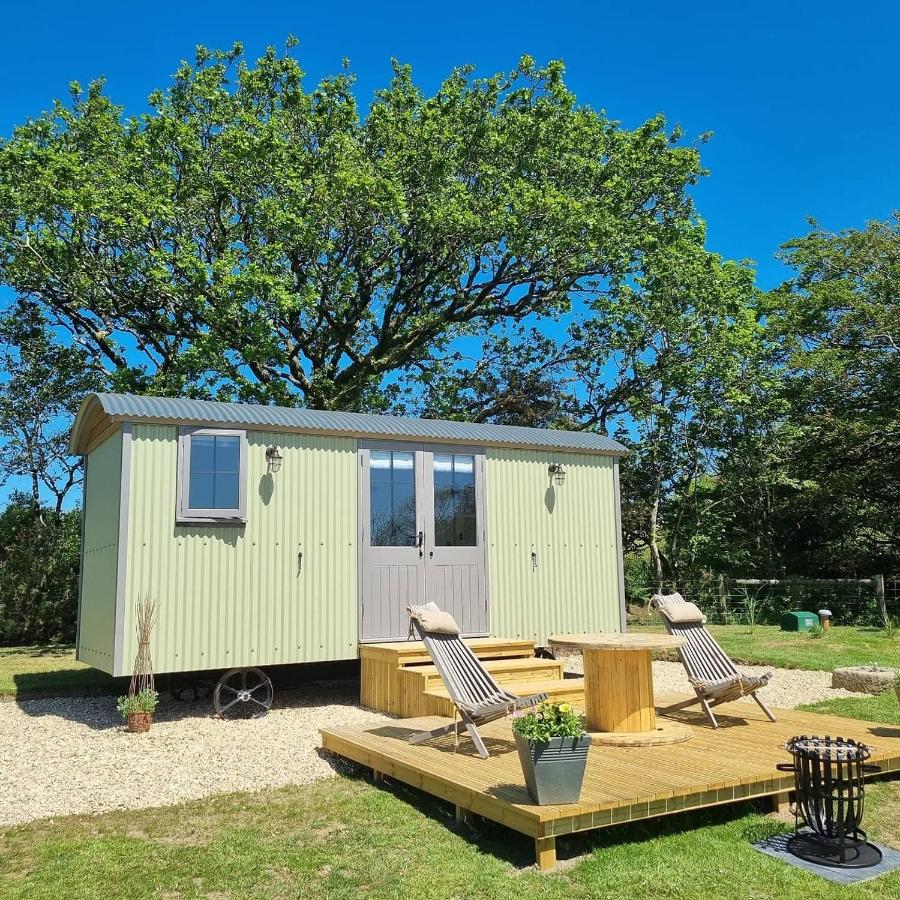 B&B Holsworthy - Tolverne Luxury Shepherd's Hut - Bed and Breakfast Holsworthy