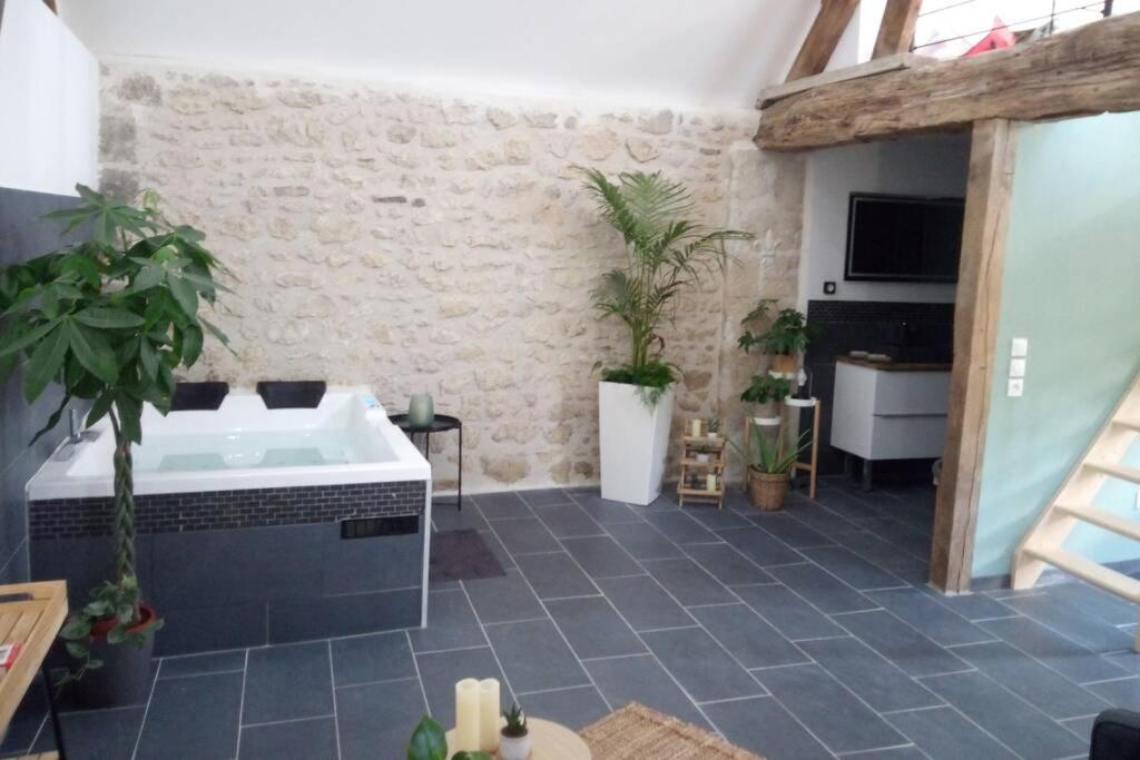 B&B Mont-Notre-Dame - Maison privative, cocooning, zen , avec jacuzzi - Bed and Breakfast Mont-Notre-Dame