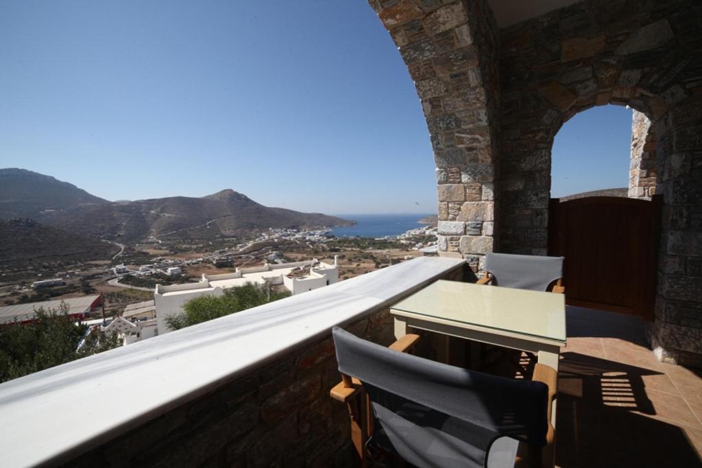 Economy Doppelzimmer mit einem Balkon und Meerblick