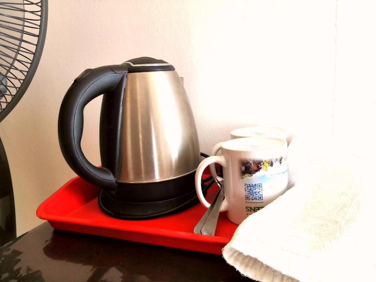 Tweepersoonskamer met 2 Aparte Bedden en Uitzicht op de Bergen