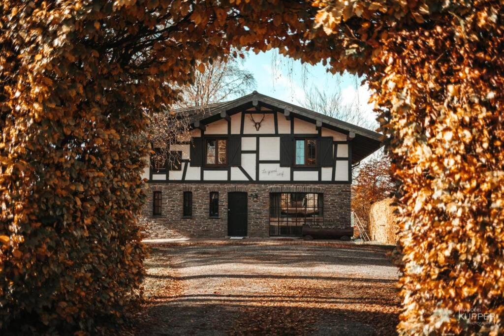 Le Grand Cerf 25 pers, Malmedy- Chalet rustique, jardin - Bed and Breakfast