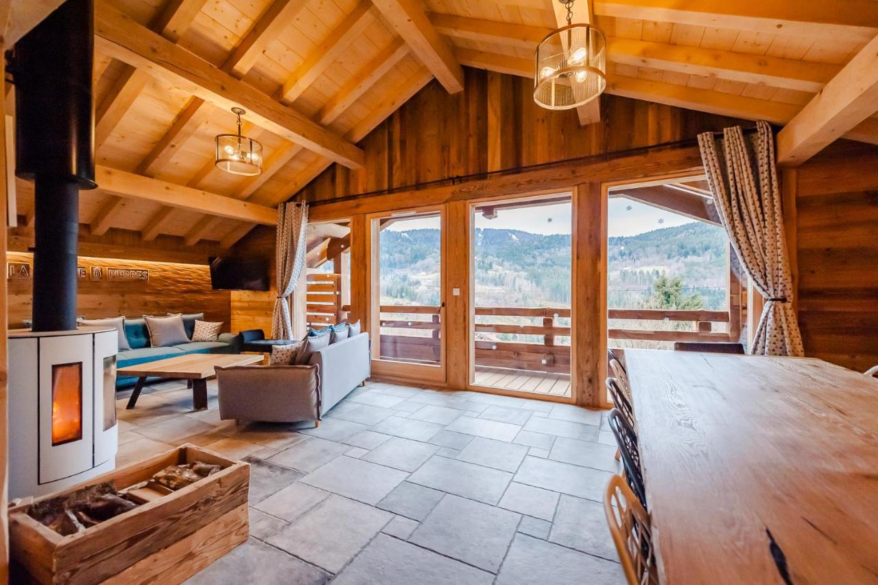 B&B Ventron - Chalet ''la cabane ô Pierres'' 12 pers spa et sauna - Bed and Breakfast Ventron