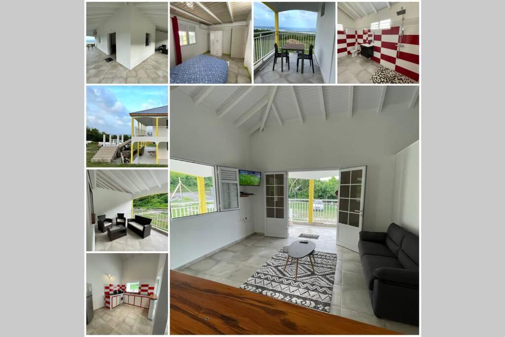Appartement vue sur mer plein pied - 4 min de Capesterre de Marie Galante - B&B