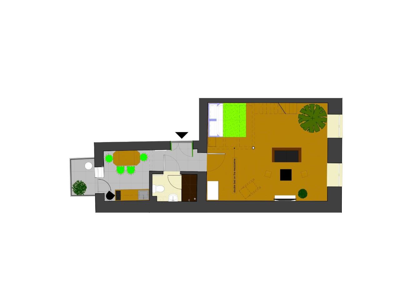 Apartment (4 Adults) with air condition and balcony