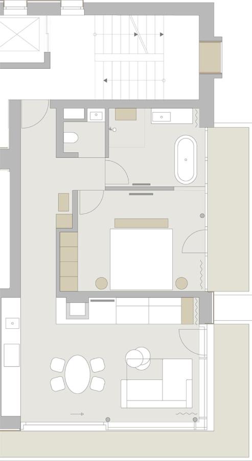 One-Bedroom Apartment with Balcony