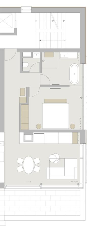 One-Bedroom Apartment with Terrace
