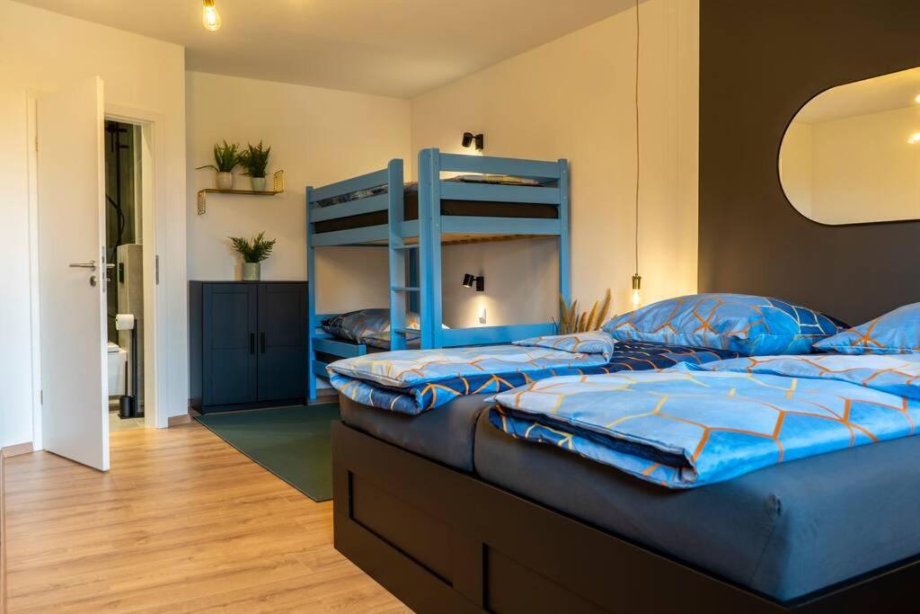 B&B Eging am See - MODERN WESTERN - Apartment BLUE - Bed and Breakfast Eging am See