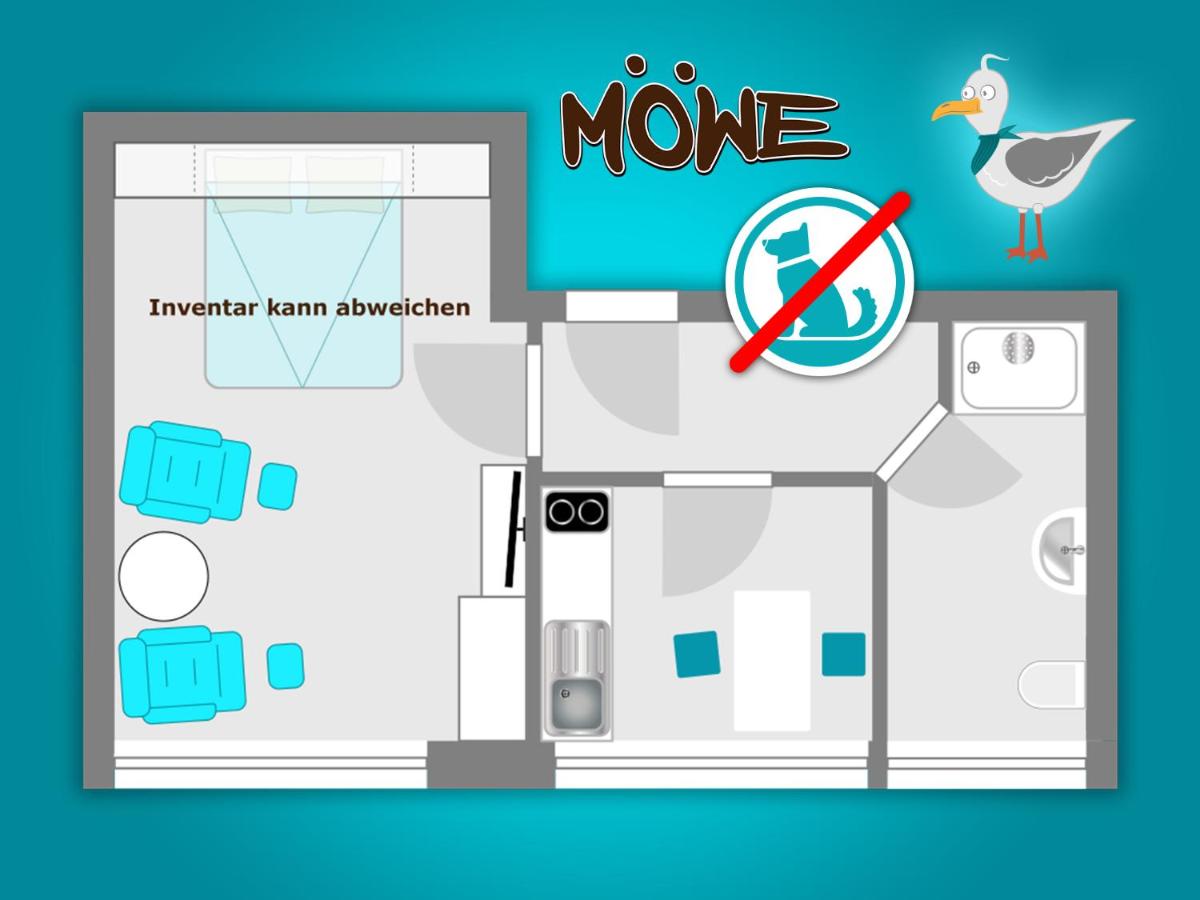 Apartment im Dachgeschoss mit separater Küche