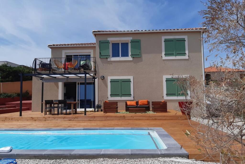 Maison avec vue sur la mer et avec piscine à Fitou - B&B Fitou