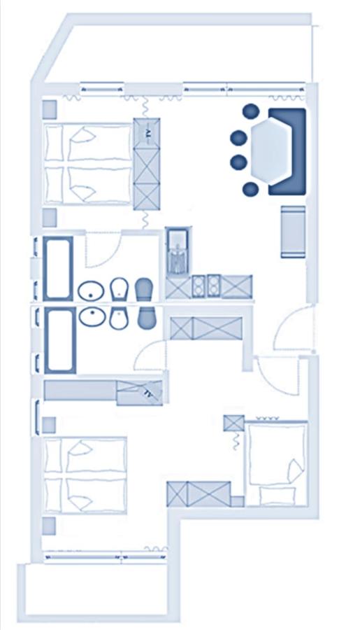 Apartment mit 1 Schlafzimmer