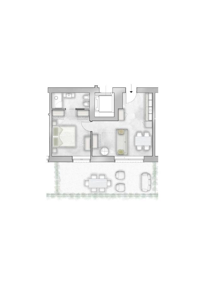 Appartamento con 1 Camera da Letto