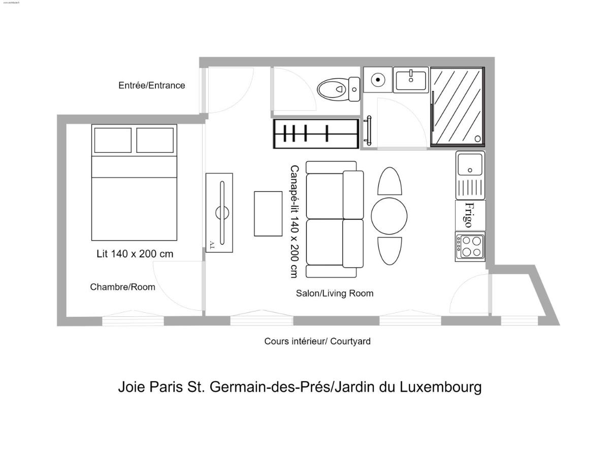 Appt central & cosy au cœur de Saint-Germain-des-Prés - B&B Parigi