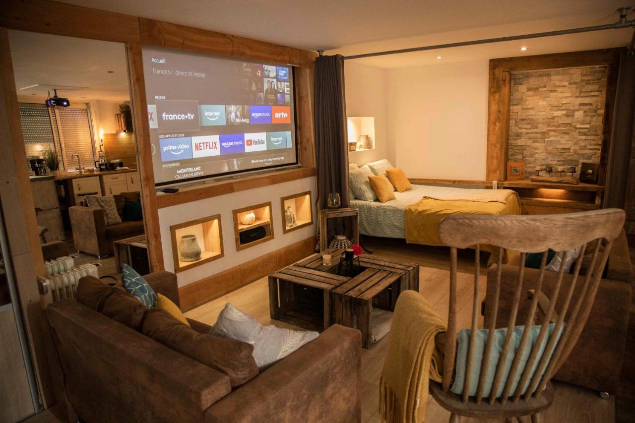 L'IDYLLIQUE - Studio Privé Sous Maison - Bed and Breakfast Saint-Didier-sur-Beaujeu